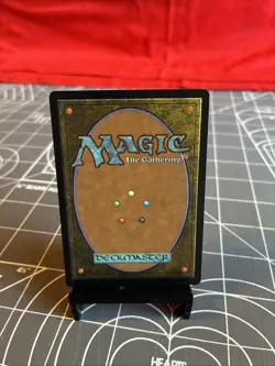 Vintage 1997 MTG Tempest Wasteland Card NM - Image 2