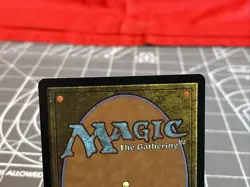 Vintage 1997 MTG Tempest Wasteland Card NM - Image 3