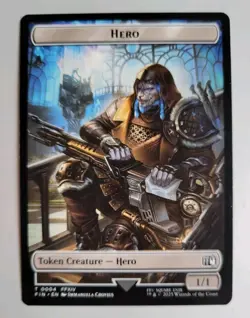 MTG - Final Fantasy: Hero (0004) Wizard (0015) - Token - Near Mint - Image 1