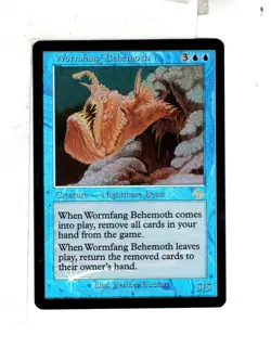 MTG SkeenAB Wormfang Behemoth FOIL from Judgment. NM. - Image 1