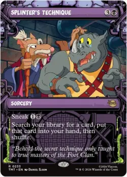 Splinter's Technique (Showcase, #233, NM) Teenage Mutant Ninja Turtles (TMT) - Image 1