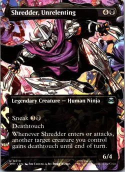 Shredder, Unrelenting (Borderless) U Teenage Mutant Ninja Turtles 210 NM - Image 1