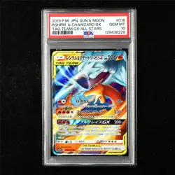 PSA 10 GEM MT 2019 Pokemon JPN Reshiram&Charizard GX 016/173 RR - Image 1