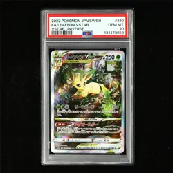 PSA 10 GEM MT 2022 Pokemon JPN Leafeon VSTAR 210/172 SAR - Image 2
