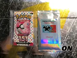 1 Pokemon TCG S&V 151 Booster Pack & 1 Legacy Collectibles Mystery Pack - Image 1