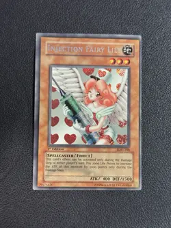 Yugioh: Injection Fairy Lily - LOD-100 - Secret Rare - 1st Edition - MP - Image 1