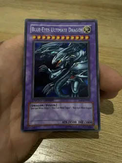 Yugioh Blue-Eyes Ultimate Dragon JMP-EN005 Secret Rare Limited Edition LP - Image 1