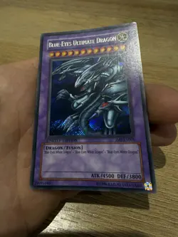 Yugioh Blue-Eyes Ultimate Dragon JMP-EN005 Secret Rare Limited Edition LP - Image 2