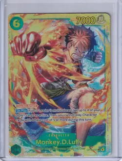 Monkey.D.Luffy OP13-118 SEC Foil One Piece Card Game English NM+ - Image 1