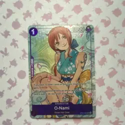 One Piece O-Nami OP05-062 Illustration Box Vol. 1 Promo Card - Image 1