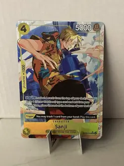 Sanji ST29-004 Parallel Starter Deck Promo One Piece Card English Full Art - Image 1