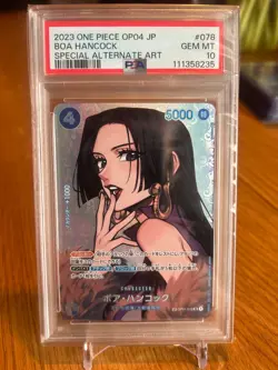 One Piece op04 Boa Hancock SP PSA 10 Japanese - Image 1