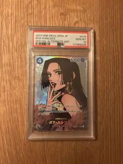 One Piece op04 Boa Hancock SP PSA 10 Japanese - Image 2
