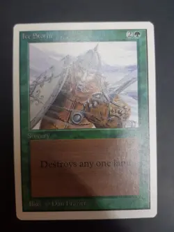 Ice Storm, Unlimited 1993 Original Oldschool, Magic Mtg Karten Sammlung - Image 1