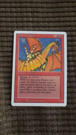 Magic: the Gathering / MtG Shivan Dragon x1 Revised - Image 1