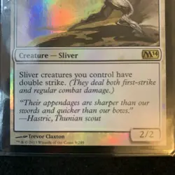 Magic the Gathering MTG- Bonescythe Sliver- NM- 009/249- M14 - Image 2