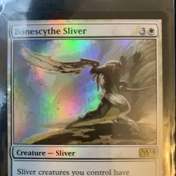 Magic the Gathering MTG- Bonescythe Sliver- NM- 009/249- M14 - Image 3