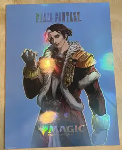 Final Fantasy Promo Poster Emet-Selch Magic the Gathering MTG 18x24 Foil FFXIV - Image 1