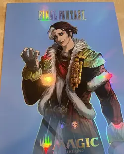Final Fantasy Promo Poster Emet-Selch Magic the Gathering MTG 18x24 Foil FFXIV - Image 2