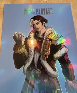 Final Fantasy Promo Poster Emet-Selch Magic the Gathering MTG 18x24 Foil FFXIV - Image 3