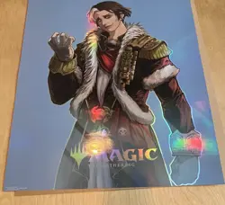 Final Fantasy Promo Poster Emet-Selch Magic the Gathering MTG 18x24 Foil FFXIV - Image 4