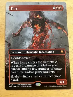 Fury (Borderless) Special Guests Regular MTG Magic The Gathering - Image 1