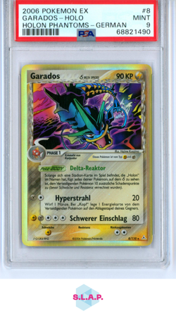 GARADOS-HOLO HOLON PHANTOMS-GERMAN POKEMON EX HOLON PHANTOMS 2006 8 PSA 9 - Image 1