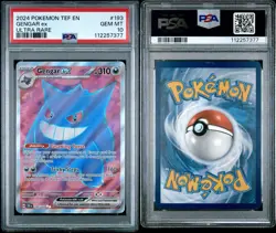 Pokemon Gengar EX TCG Scarlet Violet Temporal Forces 193/162 PSA 10 - Image 3