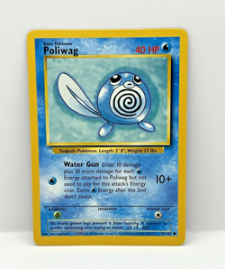 Vintage Pokemon Base Set Poliwag Poliwhirl Poliwrath Lot WOTC English & Japanese - Image 3