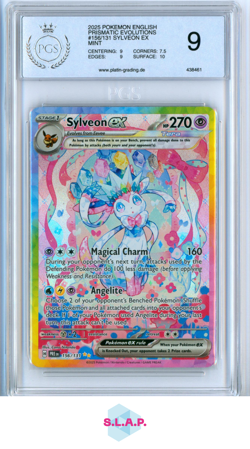 SYLVEON EX 2025 POKEMON ENGLISH PRISMATIC EVOLUTIONS 156/131 PGS 9 - Image 1