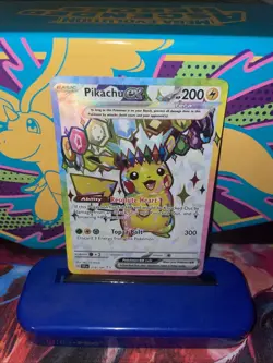 2024 Pokemon Pikachu EX SV Surging Sparks Full Art Ultra Rare #219/191 MINT - Image 1