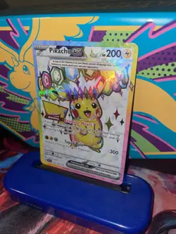 2024 Pokemon Pikachu EX SV Surging Sparks Full Art Ultra Rare #219/191 MINT - Image 2