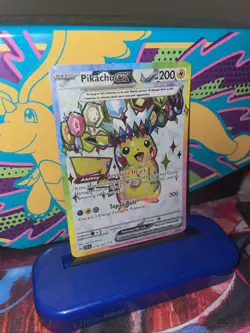 2024 Pokemon Pikachu EX SV Surging Sparks Full Art Ultra Rare #219/191 MINT - Image 3