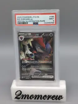 Pokemon TCG N's Zoroark EX Journey Together SIR 185/159, PSA 9! - Image 1