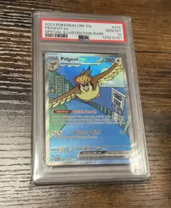 2023 POKEMON OBF EN-OBSIDIAN FLAMES SPECIAL ILLUSTRATION RARE PIDGEOT EX PSA 10 - Image 1