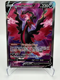 Galarian Moltres V (Full Art) 176/198 Swsh06: Sword & Shield Pokemon Near Mint - Image 1