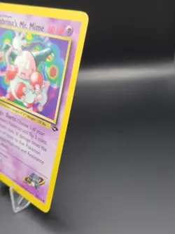 Pokemon TCG 1st Edition Sabrina's Mr. Mime 59/132 - Image 2