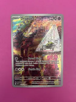 Pokemon TCG Drowzee Scarlet & Violet Base Set Illustration Rare - Image 1