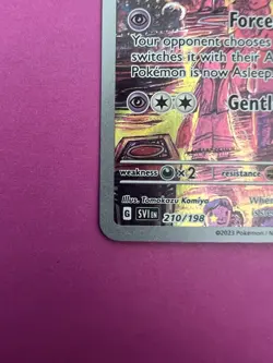 Pokemon TCG Drowzee Scarlet & Violet Base Set Illustration Rare - Image 5