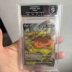2019-2023 Pokemon SWSH Black Star Promos Charizard V #SWSH260 PSA 9 - Image 1