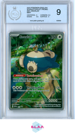 SNORLAX 2023 POKEMON ENGLISH SCARLET/VIOLET PROMO 051 PGS 9 - Image 1