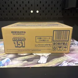 Pokemon TCG Scarlet & Violet 151 Japanese 12 Booster Box Case Factory Sealed - Image 2