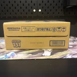 Pokemon TCG Scarlet & Violet 151 Japanese 12 Booster Box Case Factory Sealed - Image 3