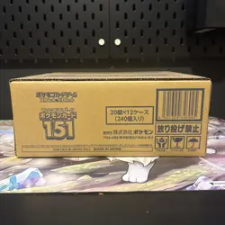 Pokemon TCG Scarlet & Violet 151 Japanese 12 Booster Box Case Factory Sealed - Image 4