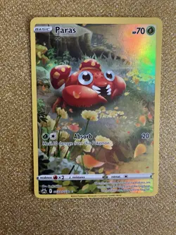 Paras GG32/GG70 NM Pokemon TCG Crown Zenith Full Art Holo Rare - Image 1