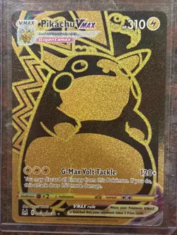 Pokemon TCG Pikachu VMAX Lost Origin TG29/TG30 Gold Mint Pack Fresh - Image 1