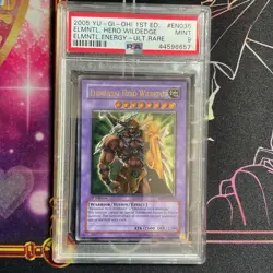YUGIOH 1ST ED EEN-EN035 ELEMENTAL HERO WILDEDGE ULTIMATE PSA 9 MINT 💎 - Image 1