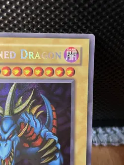 Yugioh! TCG Tri-Horned Dragon LOB-EN000 Secret Rare Unlimited - NM - Image 4