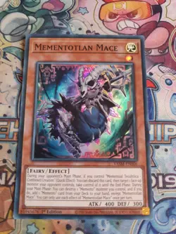 Yu-Gi-Oh! Mementotlan Mace VASM-EN006 1st Edition Super Rare - Image 1
