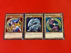Blue-Eyes White Dragon SDK Art + Dark Magician + Dark Magician Girl | YuGiOh! - Image 1
